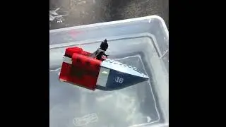 Can these Lego boats float ? #shorts