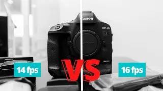 Canon 1DX Mark II 14fps VS 16fps Continuous Shooting, Shutter Sound 🔊