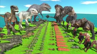 RUN AWAY from FURIOUS TITANS and ESCAPE by SHIP - Animal Revolt Battle Simulator