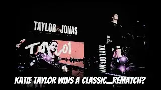 Taylor-Jonas summary: Taylor beats Jonas in a classic