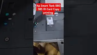 hp Smart Tank 580 585 ID Card Copy printing  Aadhaar card Photocopy Mobile WiFi printer