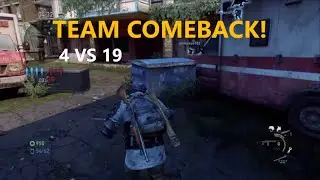 Magical Team Comeback (4 vs 19) - The Last of Us: Remastered Multiplayer (Checkpoint)