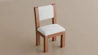 Low poly Chair 🪑 in Blender