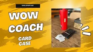 Coach Zip Card case Signature Gunmetal black