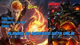 Gameplay aggressive with Valir and lagging server #Mobilelegendsbangbang