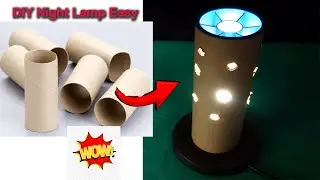 wow! / DIY Home deco - Lamp/Light Shade With Paper Rolls / DIY / #inventor / DIY Home Christmas Deco