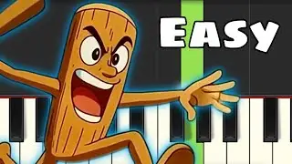 BRAINROT: ANIME OPENING | Easy Piano Tutorial