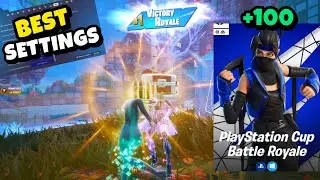 How i won the Playstation cup + Best controller Settings Fortnite + Dualsense Edge (4K 120FPS)