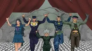 [JJBA MMD] duwang gang peek-a-boo