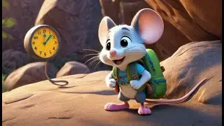 Tick Tock Mouse Time | Clock Adventure Rhyme for Kids | Fun Time-Telling Song for Toddlers
