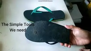 How to safely change a damage slipper strap. Follow this easy steps.