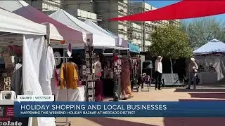 Wrapping up the holiday shopping season at the Mercado District's Holiday Bazaar