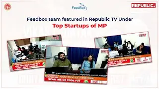 Feedbox Team featured in Republic TV under 