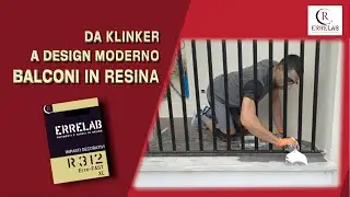 Ristrutturazione Balconi con Resina Decorativa ERRELAB | Dal clinker al look moderno
