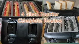 First Ever 4 Slice Toaster Review in Detail after complete usage|Sansui Colossus Model 1400W Pop Up