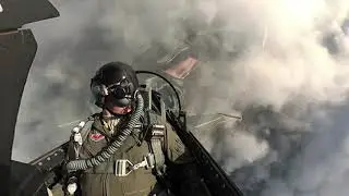 Cloud Surfing in an F-16 Fighter Jet