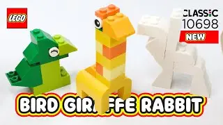 LEGO Classic 10698 Rabbit Bird Giraffe Building Instructions