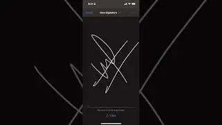 Signature on Screenshot in iPhone #trending #iphone #ios #shorts