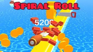✅Spiral Roll. All Levels TOP Gameplay iOS Android Mobile Games Walkthrough Max Level