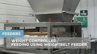Weight Controlled Feeding of Food using Weightbelt Feeder
