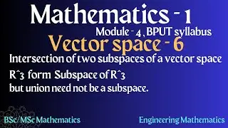 Show that intersection of two subspaces form Subspace 