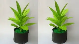 DIY: Artificial Tree/Plant!!! How to Make Paper Flower Tree/Plant for Indoor Home Decoration!!!