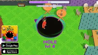 Holein 2: Hole Eat Bricks &ndash; Destruction Hole IO Gameplay (Android)