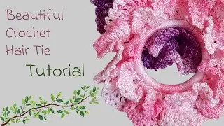 Crochet Hair Scrunchie | Easy Step-by-Step Tutorial