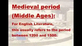 Background to Medieval poetry