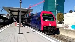 SBB Re 450+DpZ Plus in Z&uuml;rich Hardbr&uuml;cke