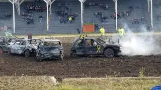 Midsize Car Chain-stock class Cannon Falls, MN Cleanup Demo Derby 9/28/19
