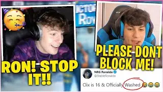 CLIX Invites RONALDO To Duo ARENA On His BIRTHDAY & Almost Blocked Him After Max Trolling (Fortnite)