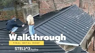 Christmas Week: Finished Metal Roof Walkthrough - Stellar Roofing