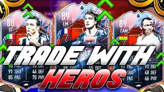 HOW TO TRADE WITH HERO CARDS IN FIFA 22! BEST TIME TO BUY/SELL!! PRICE FLUCTUATION!