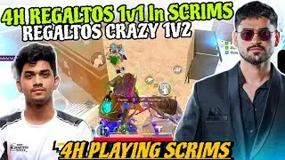S8UL 4H Regaltos Crazy 1v2 in Scrims 🥵 4H Playing Scrims ✅ Regaltos 1v1 is Op 🔥 SouLRegaltos