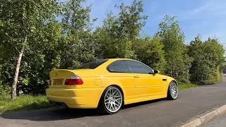 Dakar Yellow E46 M3 drive by