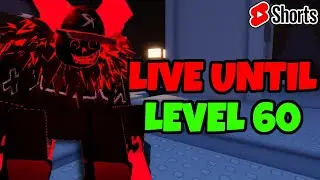 stream ends when I get level 60 guest 666 in forsaken | #shorts #roblox