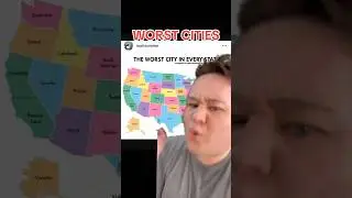 WORST CITIES IN USA #history #usa #america #american #map #utah #newjersey #california #joke #comedy