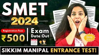 🤩Sikkim Manipal University Engineering Entrance Exam📢SMIT Entrance Test💥#BTech2024 #SMIT #SMU #SMET