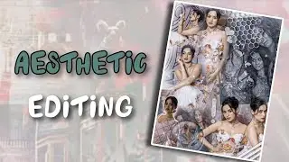 Aesthetic fanpage editing||