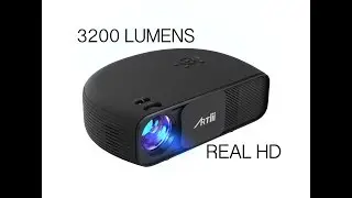 AWESOME ARTLii REAL 720 HD Projector - 720p Native - Play PS4, Movies on 150 inch screen