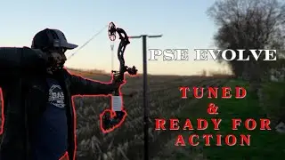 PSE EVOLVE SLINGING FIRE!! New Bow Tuned and Ready To Go