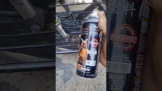 Samurai spray paint for bike