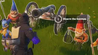 🕵️&zwj;♀️ Disarm the Teddys and Disarm the Gnomes - Fortnite Secret Challenge