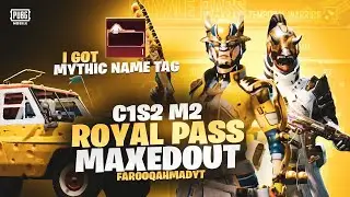 Mythic Name Tag from C1S2 M2 Royal Pass | Royal Pass Giveaway | 🔥 PUBG MOBILE🔥