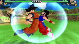 Goku and Chichi (Milk) Fusion | Kid Gohan vs Raditz  DBZ Budokai Tenkaichi 3 (MOD)