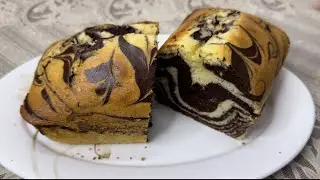Bakery Style Marble Cake Recipe | Homemade Cake | #marblecakerecipe #cakerecipes #chocolatecake