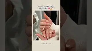 Korean Blush Nails Tutorial 💗#korean #nailart #aesthetic #fyp #viralvideo #foryou