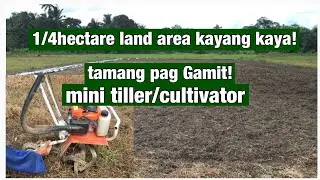 Ganito pala tamang pag Gamit nito Mini tiller cultivator review