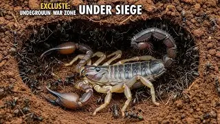 UNDER SIEGE Giant Scorpion Battles Thousands of Killer Ants Underground